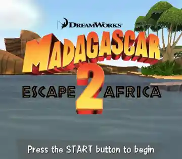 Madagascar 2 Escape 2 Africa (USA) screen shot title